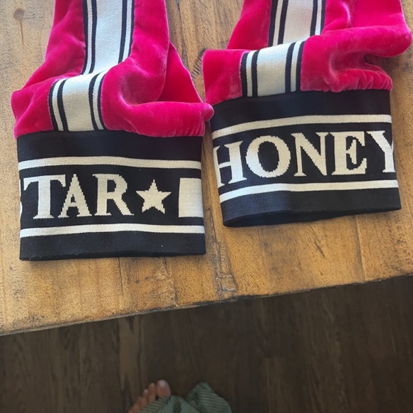 DOLCE & GABBANA Pink Velour Jogger Pants - Picture 3 of 6